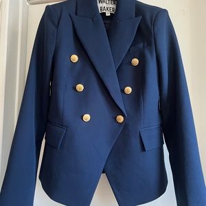 Walter Baker navy blazer new without tags